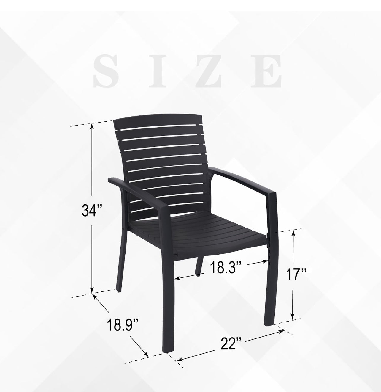 Juego de Comedor de Patio al Aire Libre – 5 Piezas aluminio