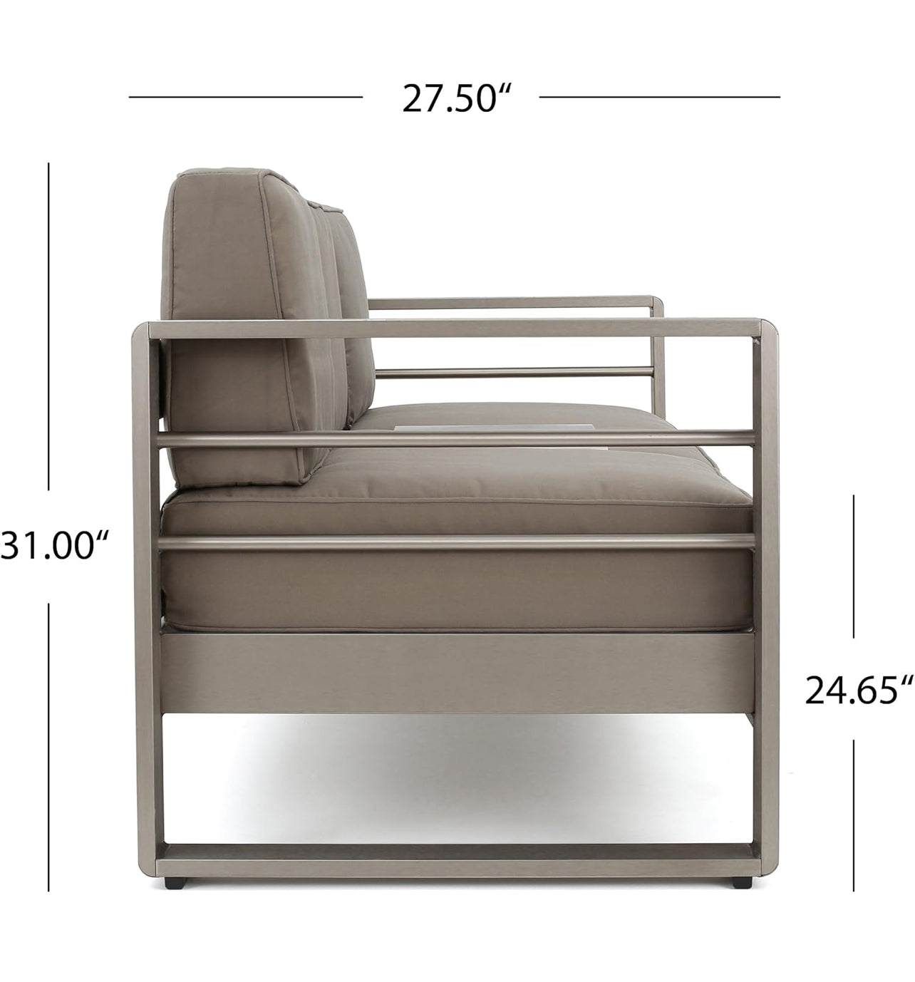 Pre-venta Mueble 100% aluminio con fogata (7 piezas)