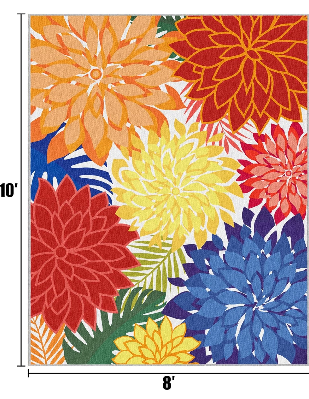 Alfombra exterior 10x8