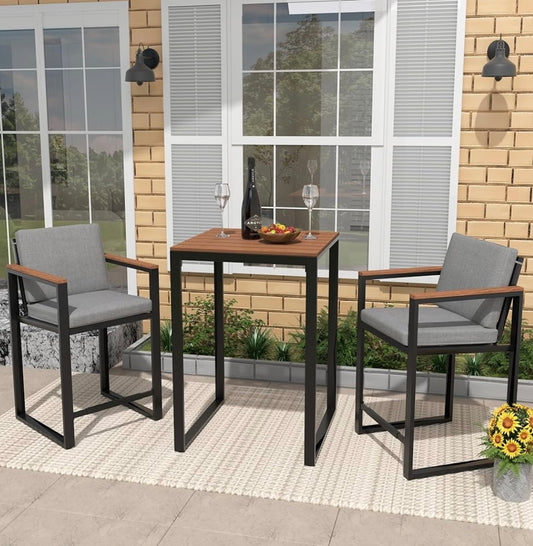 Patio bar set 3 piezas