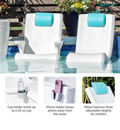 Accesorios para sundeck color azul.