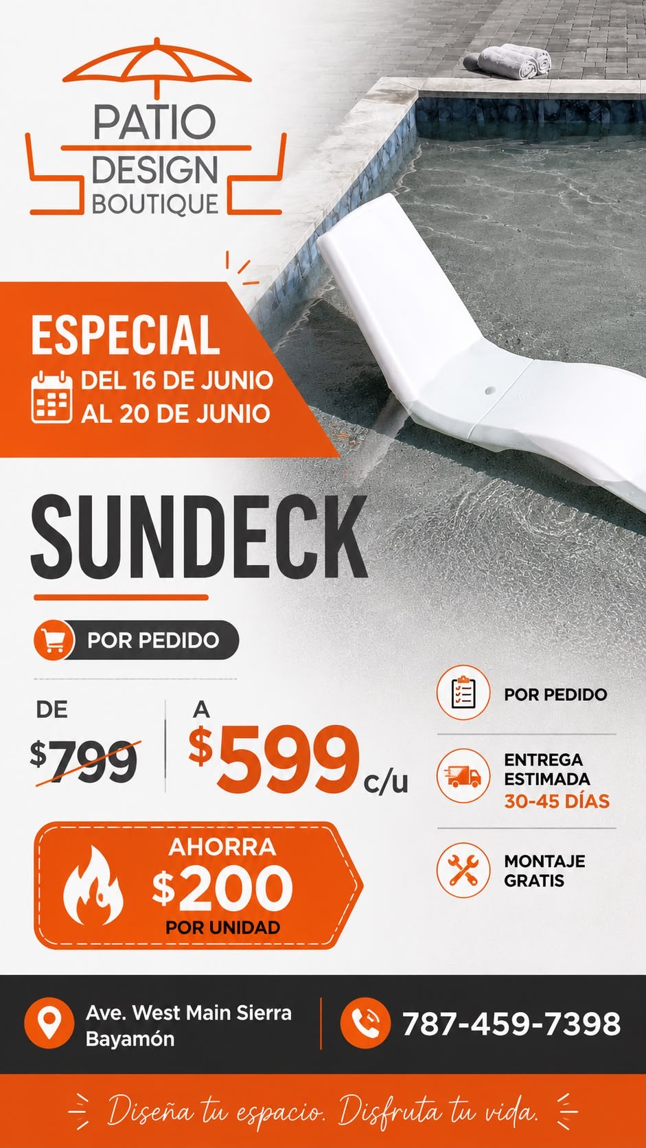 Sundeck por pedido