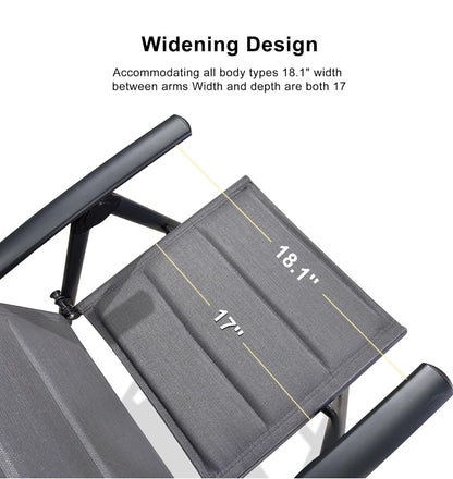 Pre- venta Juego de comedor 9 piezas aluminio gris.