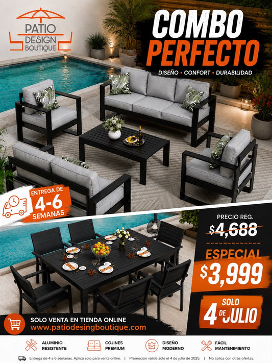 Combo mueble y comedor especial hasta 30 julio por pedido